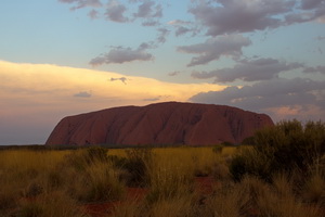 Sonnenuntergang am Ayers Rock